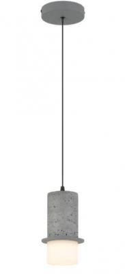 KOLISA 1 LIGHT TRAVERTINE GREY PENDANT